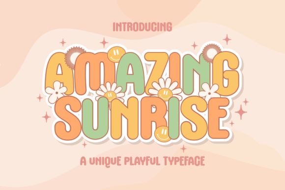Amazing Sunrise Typeface: Elevate Your Editorial Design