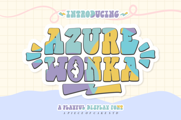 Azure Wonka: The Playful Display Typeface for Modern Editorial Design