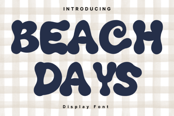 Beach Days: A Handwritten Display Font for Modern Web Design