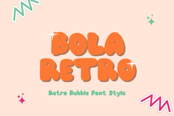 Bola Retro: A Creative Display Font for Bold Brand Identity