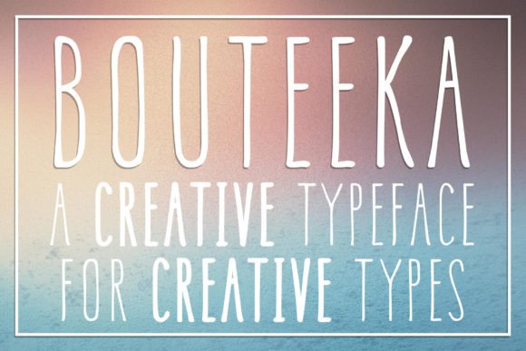 Bouteeka Typeface: Elevating Handmade Product Branding