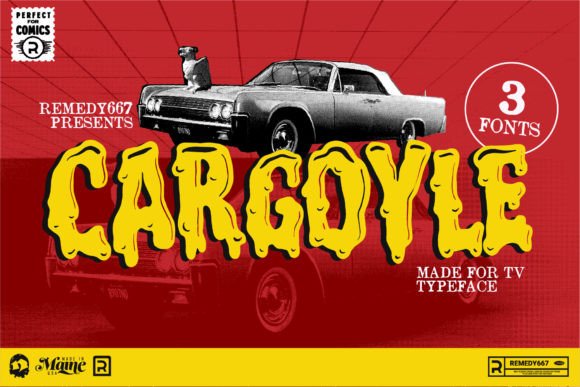 Cargoyle: The Horror Display Font for Bold Web Design