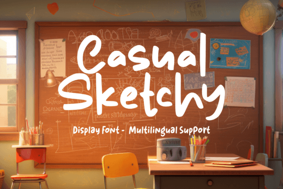 Casual Sketchy: The Perfect Hand-Drawn Typeface for Boutique Branding