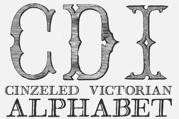 Cinzeled Victorian Alphabet: Elevate Your Brand’s Visual Identity