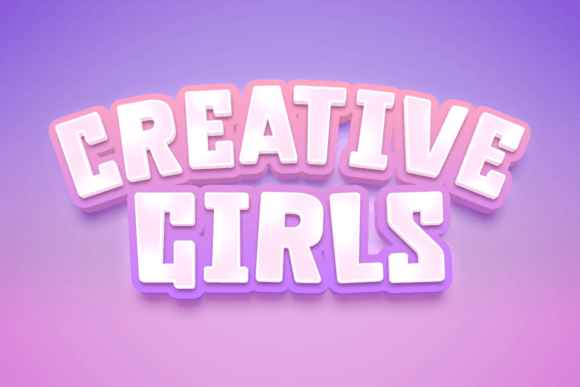 Creative Girls: A Display Font for Polished Brand Identity
