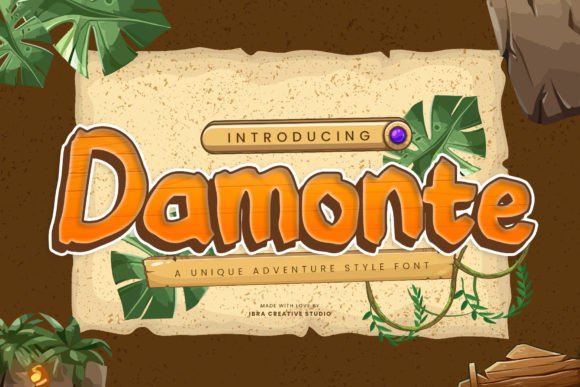 Damonte Typeface: A Creative Display Font for Bold Campaigns