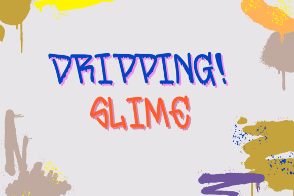 Dripping Slime Font: A Summer-Ready Display Typeface for Digital Brands