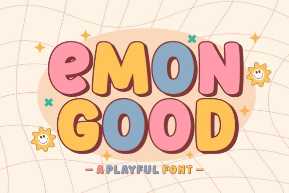 Emon Good: A Playful Display Typeface for Modern Editorial Design
