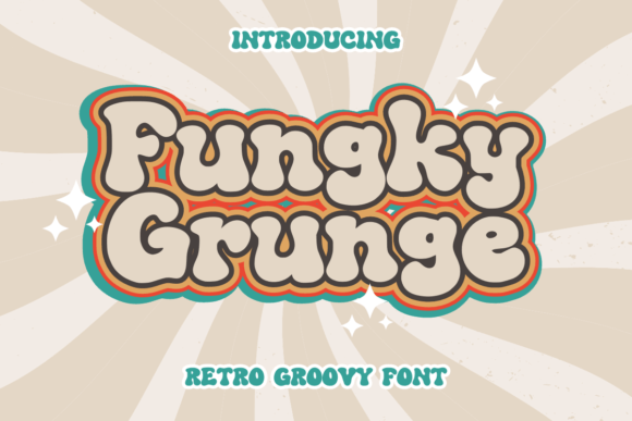 Fungky Grunge: A Playful Display Font for Bold Branding