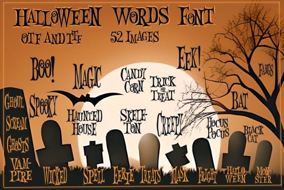 Halloween Words: A Designer’s Guide to Spooky Display Typography