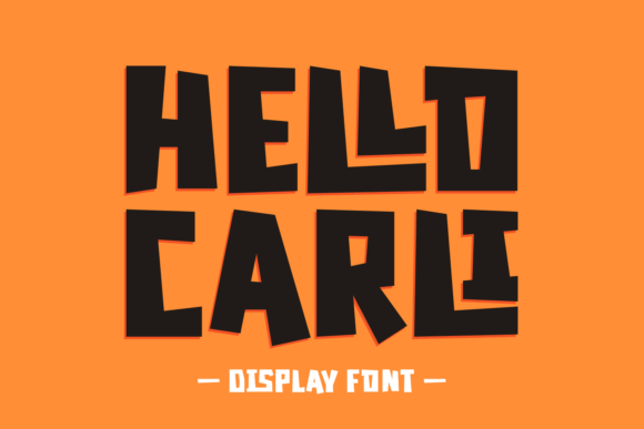 Hello Carli: A Bold Display Font for High-Impact Web Design