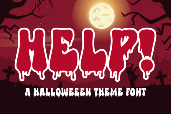 Help: The Spine-Chilling Display Font for High-Impact Campaigns