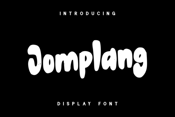 Jomplang: A Whimsical Display Typeface for Modern Branding