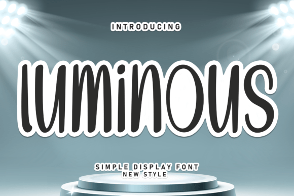 Luminous: The Cute Display Font for Brighter Brand Visuals