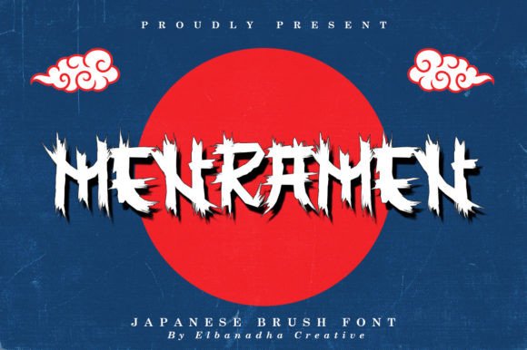 Menramen: A Japanese Brush Display Font for Bold Web Design