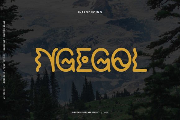 Ngegol: The Curved Typeface That Transforms Small Business Branding