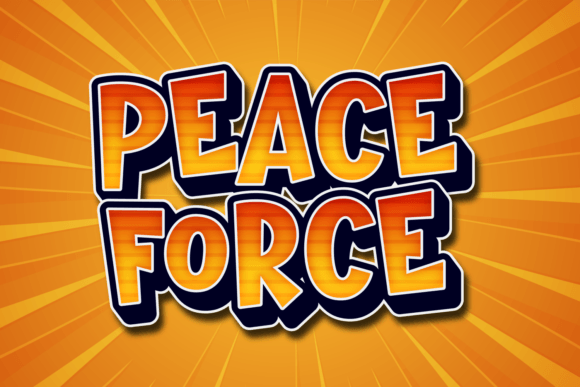 Peace Force: A Display Font for Calm, Confident Editorial Design