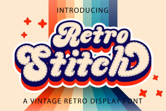 Retro Stitch: The Vintage Typeface That Transformed My Brand Identity