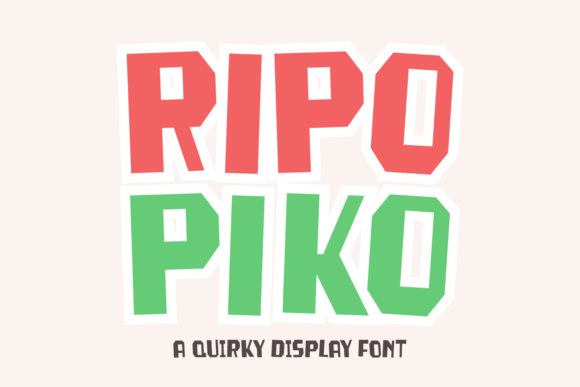 Ripo Piko: The Playful Display Font for Scroll-Stopping Social Graphics