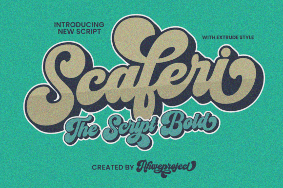 Scaferi: The Retro Script Typeface That Elevates Small Business Branding