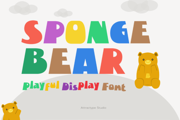 Sponge Bear: A Playful Display Font for Modern Web Projects