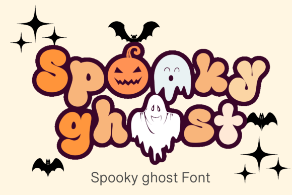 Spooky Ghost Display Font: A Playful Typeface for Distinctive Brand Identity