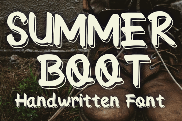 Summer Boot: A Playful Display Typeface for Handmade Branding