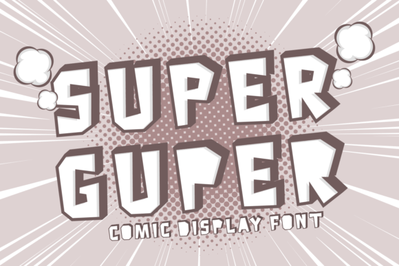 Super Guper: The Playful Display Typeface for Engaging Web Design