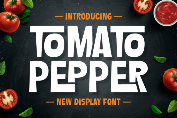 Tomato Pepper: A Modern Display Typeface for Digital Branding